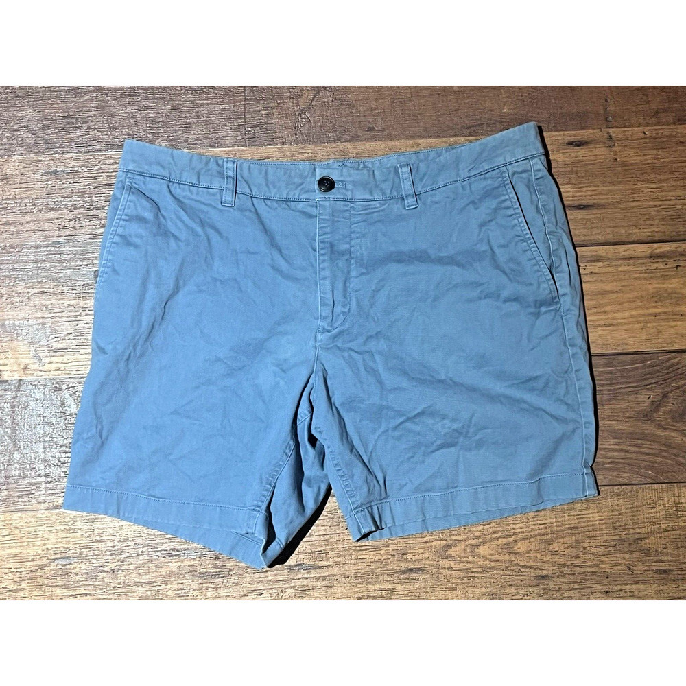 Hawker & Rye Men's Essential Wash Chino Shorts EJ3 Navy Size 36 X 7